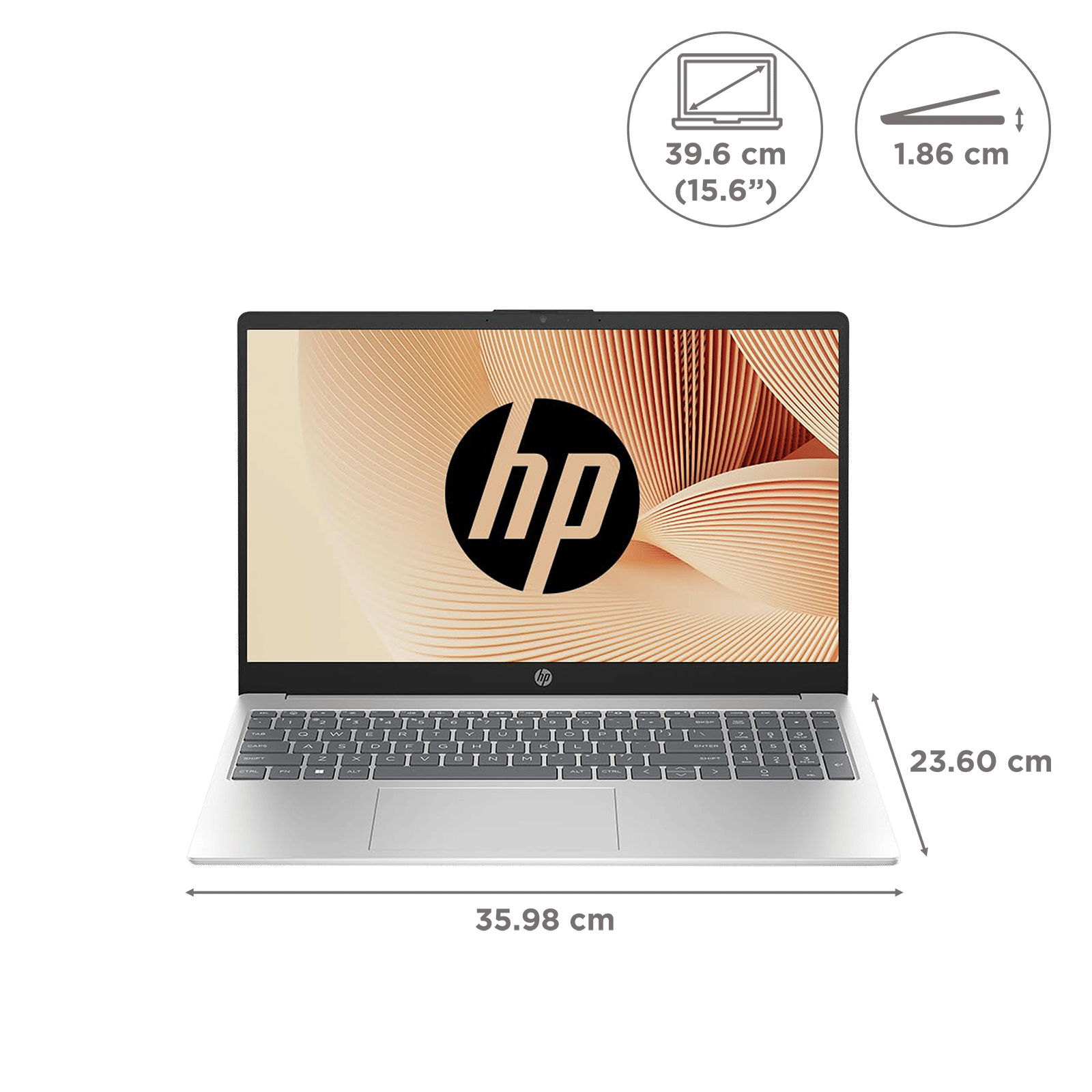 Buy hp 15 fd0111tu intel core i5 12th gen thin light laptop 16gb